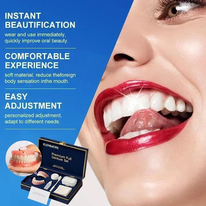 ⏰Ends Today: 50% OFF! 🌎KLENIMORE™ Custom-Fit — Designed for Comfort and a Natural-Looking Smile