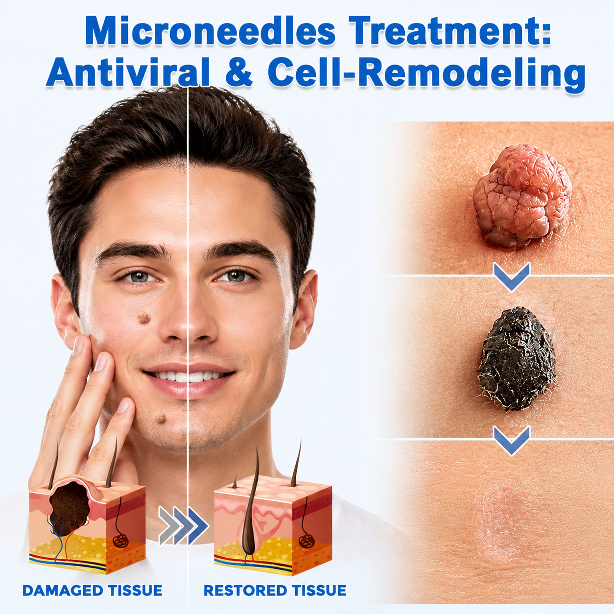 🔥Ends Today: 70% OFF!✨KLENIMORE™2-in-1 Microneedle & Hydrocolloid Patch🍀
