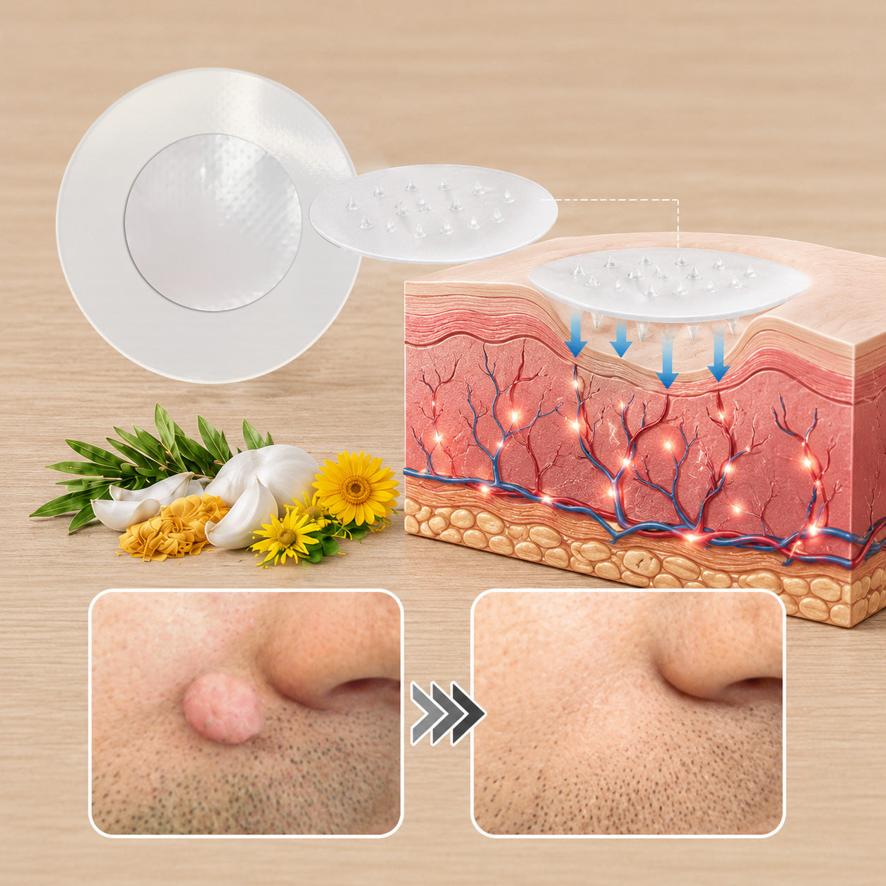 🔥Ends Today: 70% OFF!✨KLENIMORE™2-in-1 Microneedle & Hydrocolloid Patch🍀