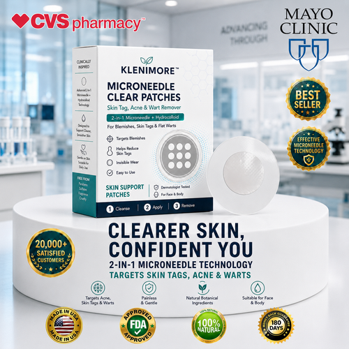 🔥Ends Today: 70% OFF!✨KLENIMORE™2-in-1 Microneedle & Hydrocolloid Patch🍀