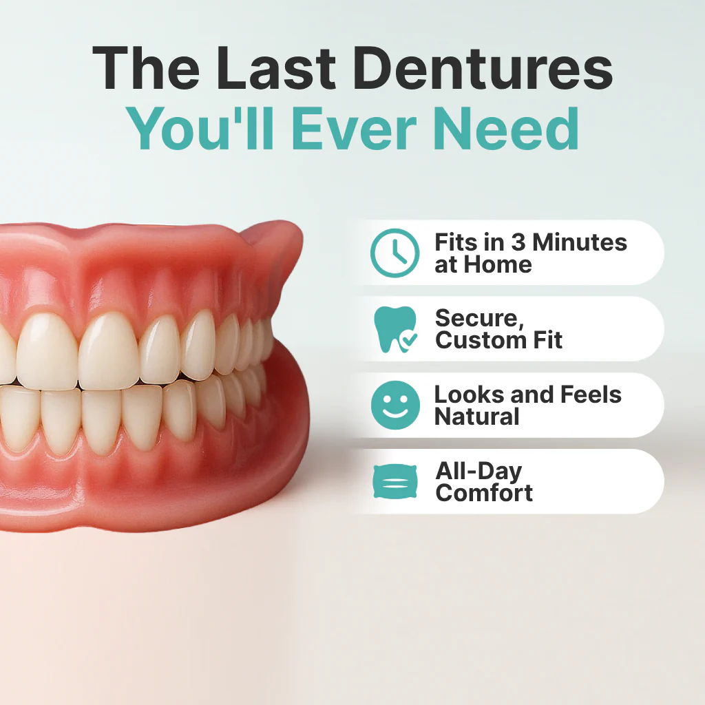 ⏰Ends Today: 50% OFF! 🌎KLENIMORE™ Custom-Fit — Designed for Comfort and a Natural-Looking Smile