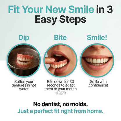⏰Ends Today: 50% OFF! 🌎KLENIMORE™ Custom-Fit — Designed for Comfort and a Natural-Looking Smile
